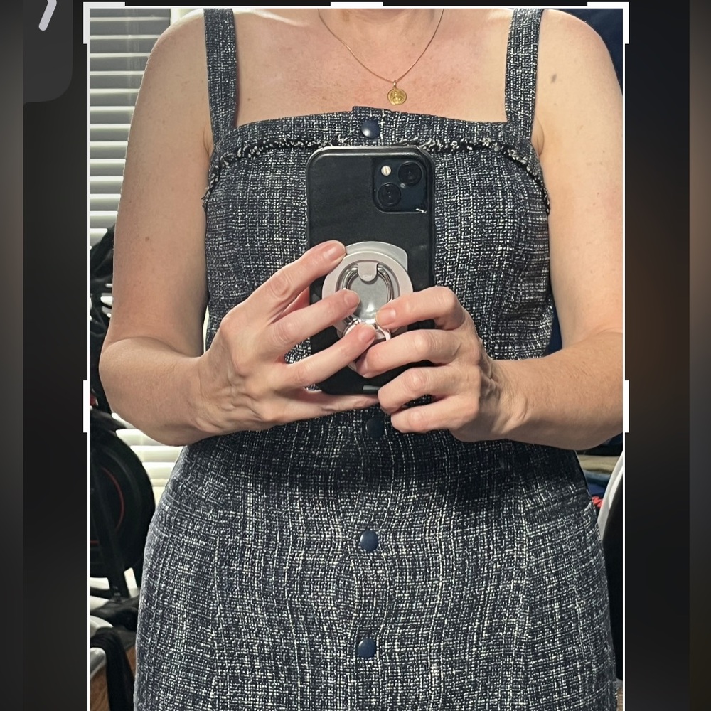 Tweedish sleeveless dress
